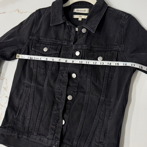 Madewell Black Jean Jacket | S - Picture 6 of 7